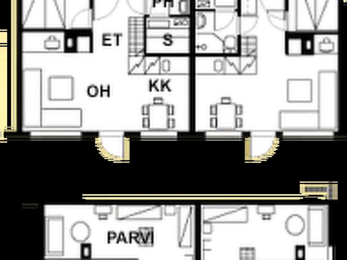 Дома для отпуска Holiday Home Ylläskarpalo 2 keskimmäinen Экясломполо-19